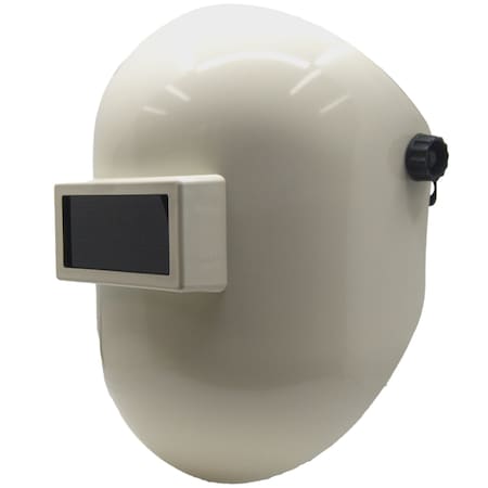 Armour Guard Sugar Scoop 2 x 4.25 White Fiberglass Pipeliner Welding Helmet AGSUGARSCOOP-EA