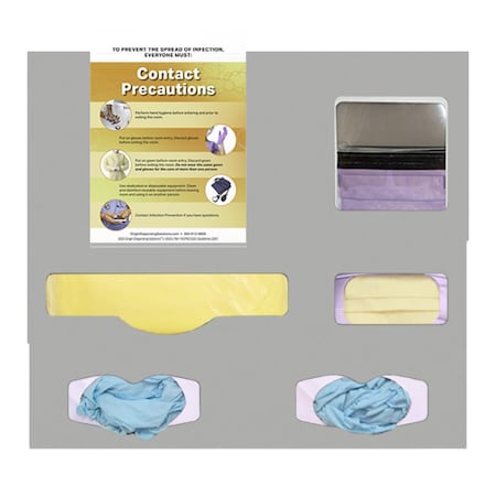 Origin Dispensing Solutions Protective Wear Organizer-Double Glove-Sign Bundle-ABS-Beige PS11S02BG