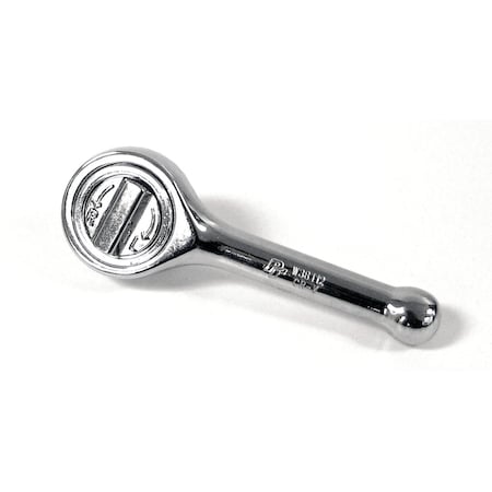 Performance Tool 3/8 In Dr. Round Head Stubby Ratchet Ratchet-Stubby, W38112 W38112