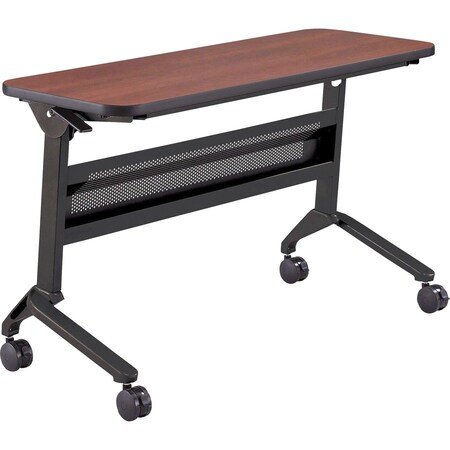 Safco Rectangle Flip-N-Go 18 x 48" Rectangular Training, 48 W, 18 L, 29 H, Laminate Top Top LF1848TSLCRM