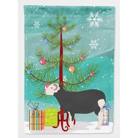 Carolines Treasures Herwick Sheep Christmas Flag - Canvas House Size BB9337CHF