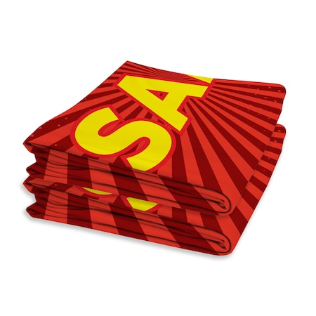 Showdown Displays 42 In  Impress A-Frame Graphics - Sale Red Burst 908012-005