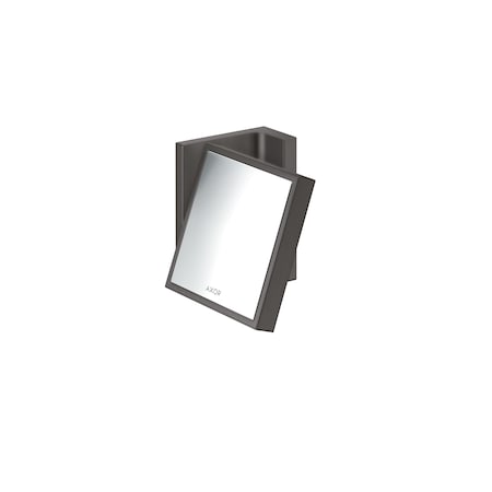Axor Universal Rectangular Shaving Mirror in Brushed Black Chrome 42649340