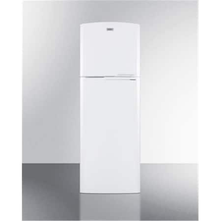 Summit 8.8 cu. ft. Frost Free RefrigeratorFreezer with Installed Icemaker for Smaller Kitchens, White FF946WIM