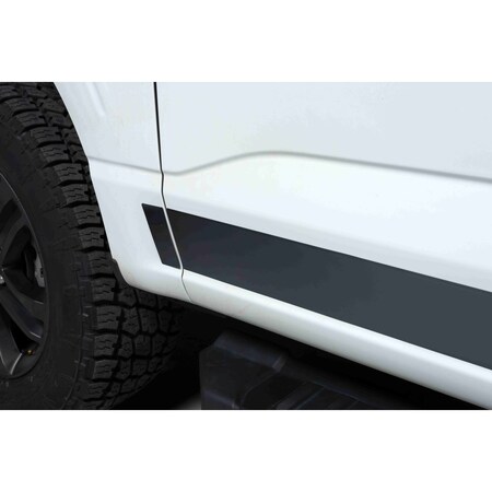 Putco Black Platinum Stainless Steel Rocker Panel Molding 9751472BP