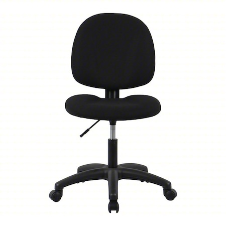 Zoro Select Task Chair, Armless, Black, Petite, 275 lb 830KL4