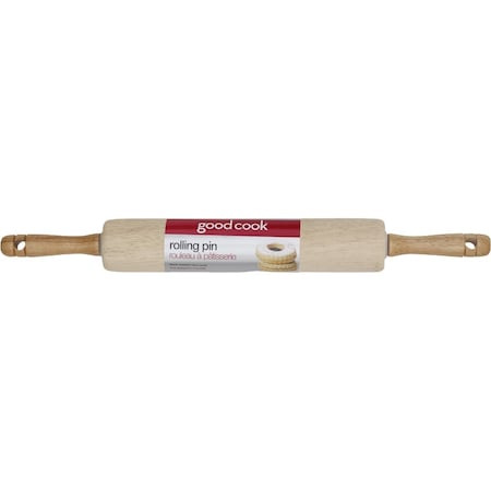Goodcook 10'' x 2'' Wood Rolling Pin 23830