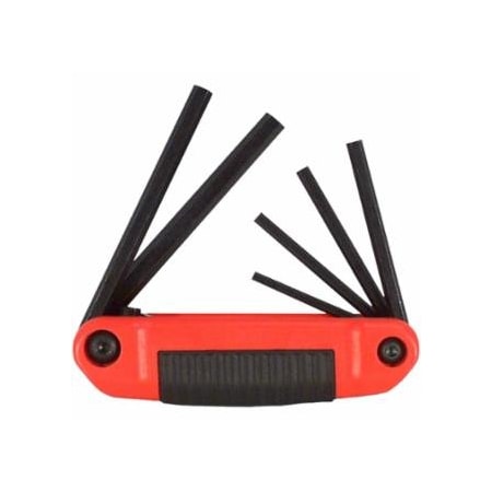 Eklind Ergo-Fold, Hex Key Set, Hex Tip, Inch, 6 Pc 269-25611