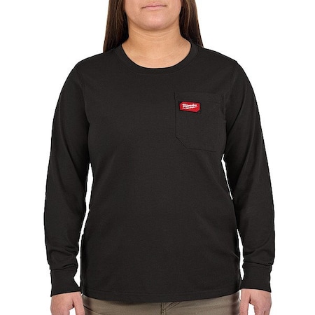 Milwaukee Tool Work Shirt, 2XL, Black, Women's F551B-2X