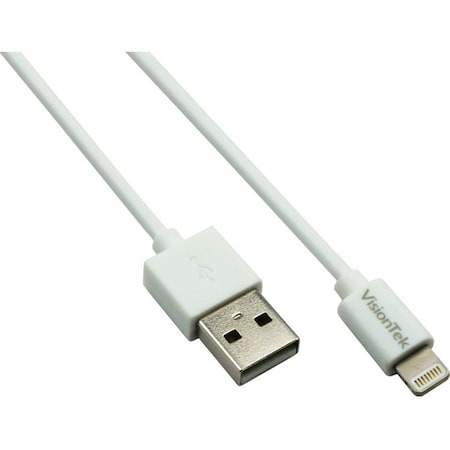 Visiontek LIGHTNING TO USB WHITE 2 METER CABLE 901199