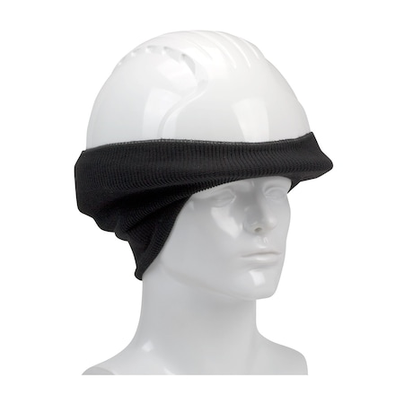 Pip FR Rib Knit Hard Hat Tube Liner, Ears & Neck 365-1510FR-BK