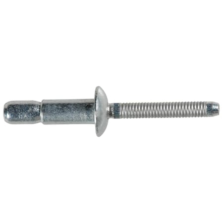 Auveco Ultra Grip Rivet 1/4in Diameter 5/64in-3/8in Grip Steel, 25PK 17427