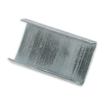 Partners Brand Steel Strapping Seals, Open/Snap On Regular Duty, 1/2", Silver, PK5000 SS12OPEN