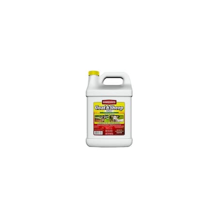 Gordons Goat and Sheep Spray, Liquid, Yellow, Solvent, 1 gal 7631072