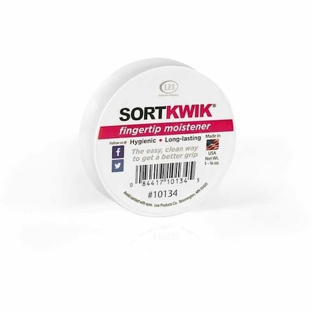 Lee Products Company Sortkwik Fingertip Moisteners, 1-3/4 Oz., Pink 10134