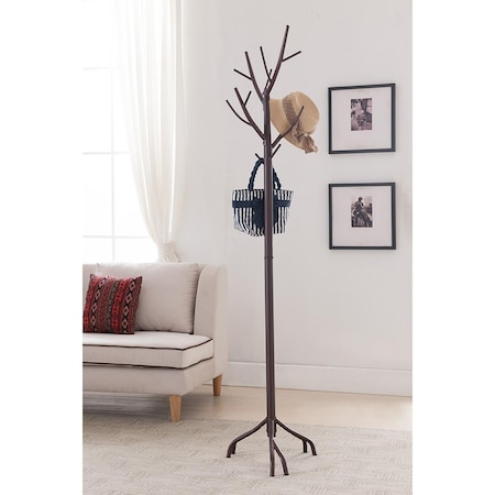 Sleep Ez 73 x 16 x 15 in. Coat Rack - Bronze SL2589224