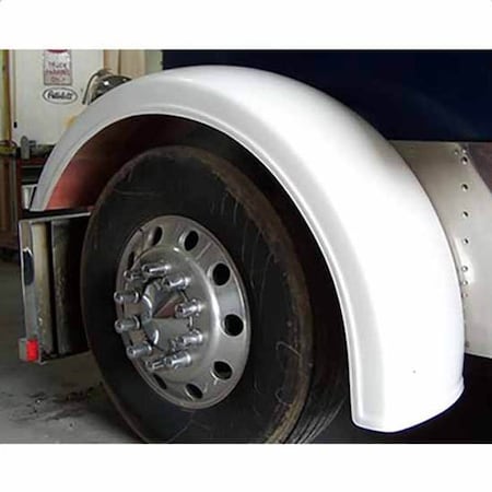 Replacement For Peterbilt 359 Year 1984 Fiberglass Front Fenders W/ 4.5In Lip Builtin Liner