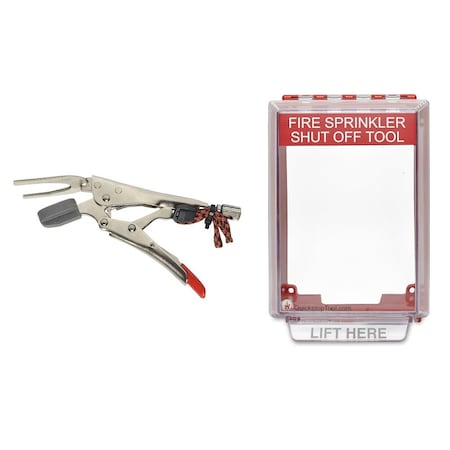 Quickstop Tools Commercial Fire Sprinkler Tool + Wall Mount Case QTC