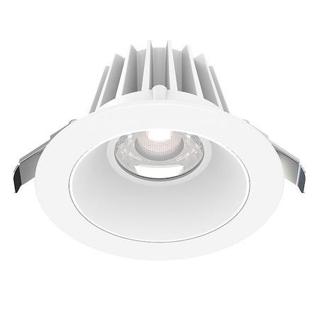 Westgate SNAP-IN 4in RECESS LIGHT 15W 5CCT 1200LM C90 DIM SMOOTH/BAFFLE WH, 27K/30K/35K/40K/50K, White RDL4S-SB-MCT5-WH