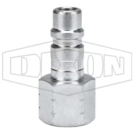 Dixon DF Series Industrial Female Quick Disconnect Pneumatic Plug, 1/2-14 Nominal, Quick Disconnect Plug x D4BF4