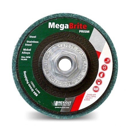 Megabrite PRSM GRN Surface Conditioning Disc 5 X 1 766054