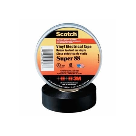 Scotch Super 88 Vinyl Electrical Tape, 1 in x 36 yd, Black 500-103318