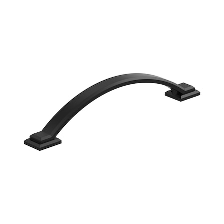 Amerock Sheffield 5-1/16 inch (128mm) Center-to-Center Matte Black Cabinet Pull, 25PK 25VMP37042MB
