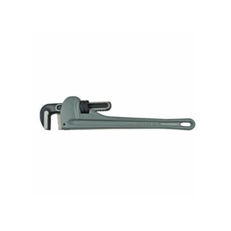 Anchor Brand Aluminum Pipe Wrench, 15 Degrees Head Angle, Drop Forged Steel Jaw, 24 in 103-01-624