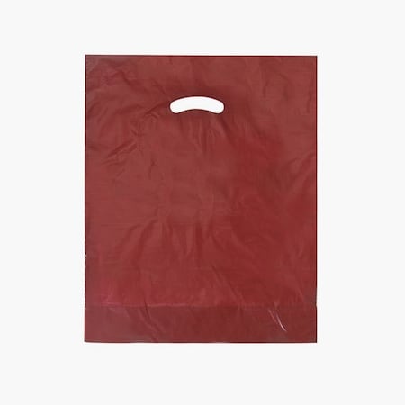 Nashville Wraps Burgundy Super Gloss 15x18x4 Plastic Bags, 1.25 mil, 500PK SG2BU
