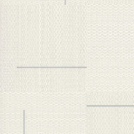 York Wallcoverings Geo Block Weave Ivory Wallpaper SI24906