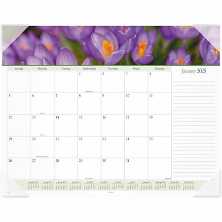 At-A-Glance Calendar, Deskpad, Floral AAG89805