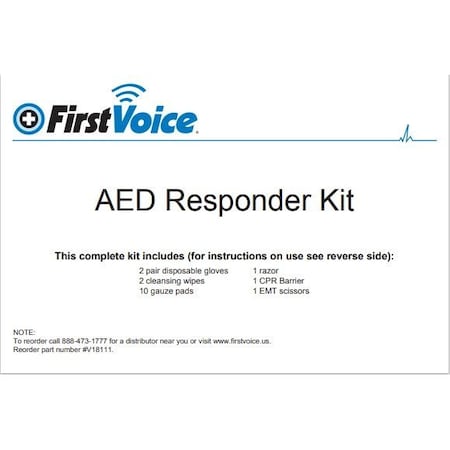 First Voice CPR/AED Responder Kit V18113