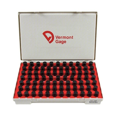 Vermont Gage Pin Gauge Set, Black Oxide, Metric 902201000