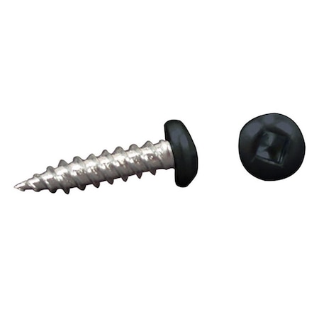 Strike3 500BL834 Pan Head Square Recess Screw - Black ST761091