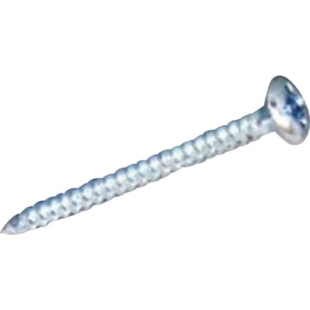 Us Hardware 1-9/16'' Oval Rosette Button Specialty Screw, 100 Ct. S-938D