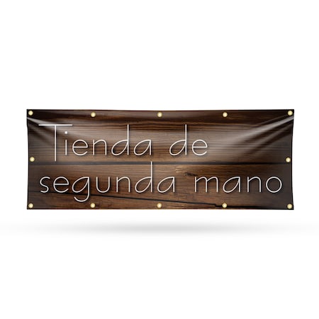 Signmission Tienda de Segunda Mano, 48 Inch x 120 Inch, Vinyl Banner B-120-30890
