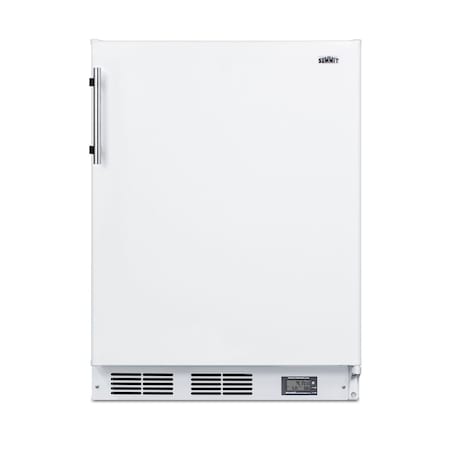 Summit 24in Wide Break Room Refrigerator-Freezer, ADA Compliant BKRF661BIADA