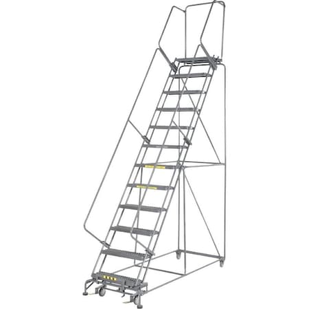 Ballymore Safety Rolling Ladder, Steel, 120 in.H 123214XSU