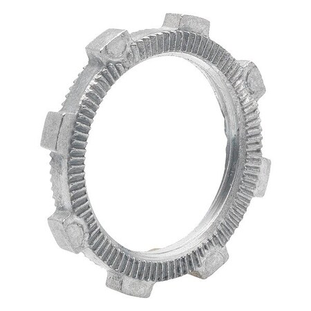Bridgeport Locknut 3/4 in, Locknut, Zinc, Unfinished 102-DC
