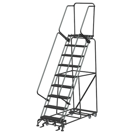 Ballymore Rolling Ladder, Steel, 90 in.H PIP-9-P
