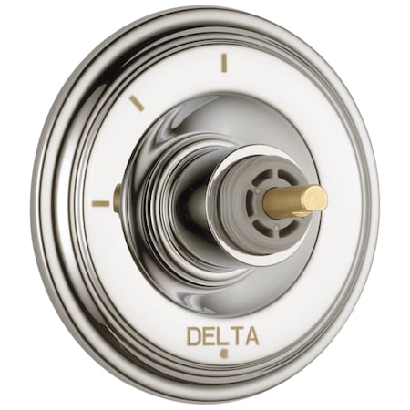 Delta Cassidy 3-Setting 2-Port Diverter Trim - Less Handle T11897-PNLHP