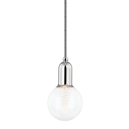 Mitzi Bryce 1 Light Pendant 7.25 In. Polished Nickel H419701-PN