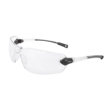 Radians Balsamo, Safety Glasses, Anti-Scratch, Clear Lens, Clear Frame, Frameless, 1 PR BAL1-10