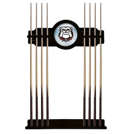 Holland Bar Stool Co Georgia "Bulldog" Cue Rack in Black Finish CueBKGA-Dog