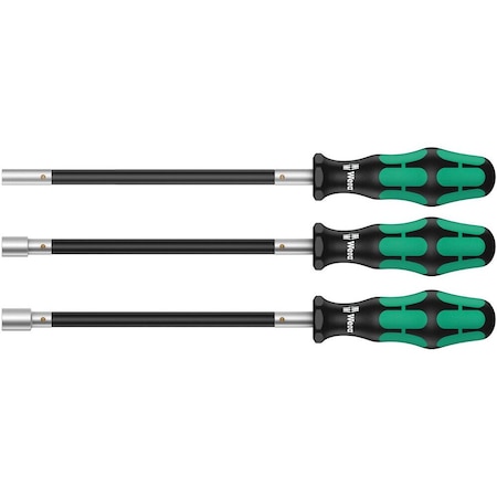 Wera 391/3 Hose clamp screwdriver set, 3 pieces 5135311001