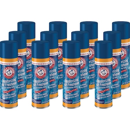 Church & Dwight Co. ArmHammer, BAKING SODA AIR FRESHENER, LIGHT FRESH, 7 OZ AEROSOL, 12PK 3320094170CT