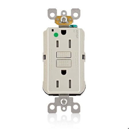 Leviton Receptable Outlet, Hospital Grade, Almond AGTR1-HGT