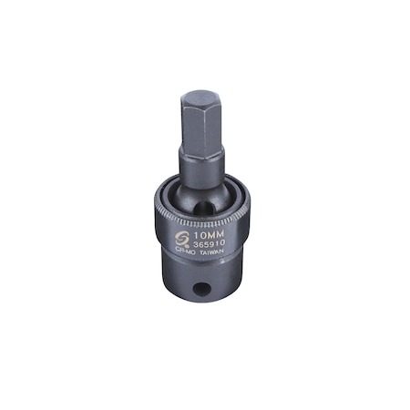 Sunex 3/8 in Drive 10Mm Universal Hex Bit Driver Impact Socket 365910