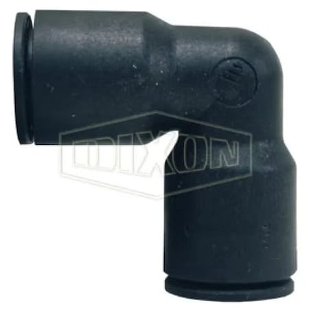 Dixon Legris by Push-In Union Elbow, 3/8 in Nominal, Tube, 290 psi Pressure, Nylon, Domestic 31026000