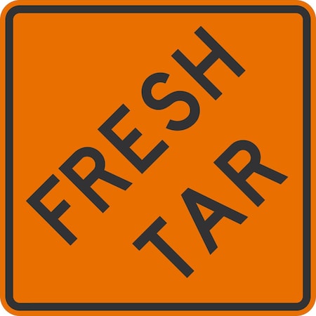 Lyle Fresh Tar, 30x30, High Intensity Prismatic, Orange G-15220-HI_30x30